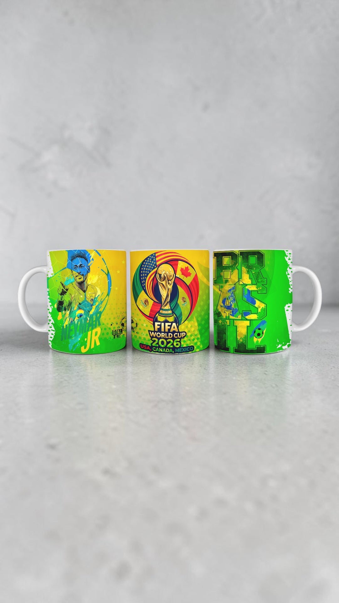 Mug Neymar Jr Brasil Campeon